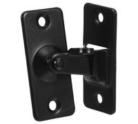 GALPADA 2 Sets 304 Stainless Steel Right Angle Door Latch Black Small Flip Latch Gate Lock for Sliding Patio French and Barn Doors Security Replacement