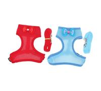 GALPADA 2 Sets Adjustable Chicken Harness with Leash of Rooster and Hen Leashes for Outdoor Activities Comfortable and Stylish Chicken Clothes for Pet Walks and Control