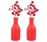 GALPADA 2 Sets Billiard Accessories Pool Shaker Bottle with Numbered Pills Dice Precise Tally Shake Mechanism Wear-resistant Plastic for Club Environments Snooker Table Games