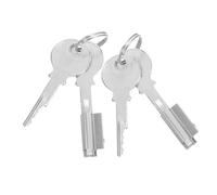 GALPADA 2 Sets Copper Cylinder Refrigerator Freezer Locks with Key Heavy Duty Glass Cabinet Lock for Safety Airtight Door Closure Compatible with Display Cases and Chest Freezers