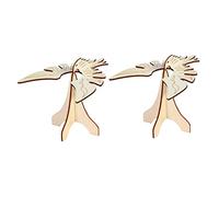 GALPADA 2 Sets DIY Wooden Balance Birds Physics Science Props Educational Gravity Eagle Puzzle for Stem Teaching Aid
