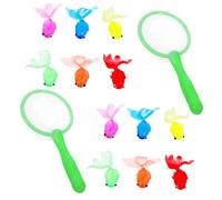 GALPADA 2 Sets Fishing Game Educational Water Play Bath with Soft Goldfish and Nets for Visual Development and Fun Learning Random Color