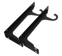 GALPADA 2 Sets Heavy Duty Floating Shelf Brackets with Dual Functionality and Invisible Hidden Bracket Design, Cold Rolled Steel Wall Mount Supports for Kitchen and Wall Shelves,