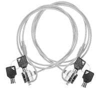 GALPADA 2 Sets Laptop Security Cable Lock with 1.12m Keyed Anti-theft Chain for Notebooks and Computers, Sturdy Computer Cable Lock for Outdoor and Office Use