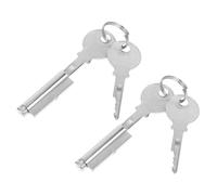GALPADA 2 Sets Refrigerator Cylinder Locks with Keys Heavy Duty Cold Resistant Freezer Door Locks for Glass Display Cabinets Retail Store Security and Theft Prevention