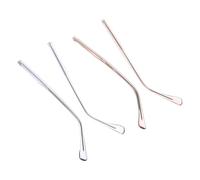 GALPADA 2 Sets Transparent Eyeglass Temple Replacement Slip Glasses Arm for Frames Durable Lightweight Eyewear Repair Parts Fashionable Design for Everyday Use