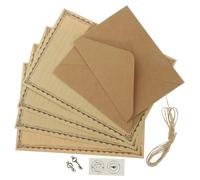 GALPADA 2 Sets Vintage Letter Paper and Envelope Set Traveler Notebook Inserts Retro Stationery Kit for Writing Letters Notes Poems with Thick Smooth Paper and Charming Design for Home