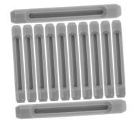 GALPADA 20 Pairs Grey Non-slip Silicone Eyewear Leg Covers Replacement Glasses Temple Sleeves Comfortable Spectacle Frame Protectors for Sports and Daily Use