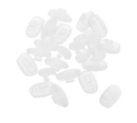 GALPADA 20 Pairs Silicone Nose Bridge Pads for Glasses Comfortable and Easy Installation Silicone Nose Support Cushions for Eyeglasses Suitable for Daily Use