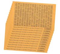 GALPADA 20 Sheets Euro Money Saving Bank Stickers Self Adhesive Labels for DIY Savings Jar Decoration Consecutive Target Stickers for Engaging Financial Goals and