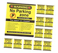 GALPADA 200 Sheets No Parking Stickers with Humorous Warning Message Self Adhesive Vehicle Violation Labels for Residential and Public Areas Portable Compact for Easy Use and Clear Parking