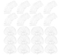 GALPADA 200pcs Disposable Ear Covers for Hair Dye Protection, Thick and Elastic Pe Plastic Ear Protectors, Not Easy to Tear, for Shower and Bathing Use by Women and Men