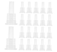 GALPADA 200pcs Essential Oil Bottle Inner Caps 18-thread Plastic Dropper Plugs Sealing Replacement for 5-100ml Bottles Kitchen Oil Storage Accessories