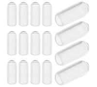 GALPADA 200pcs Rubber Hairband End Caps for Secure and Snug Fit, Preventing Scalp Irritation, Replacement End Covers for Hair Hoops and Hair Elastics