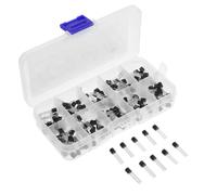 GALPADA 200pcs To-92 Transistor Diode Kit 10 Specifications and Each, Fast Switching Electronic Components Plastic Material for Electronic DIY Projects and Professional Use