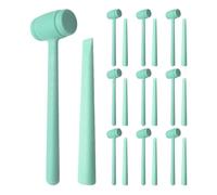 GALPADA 20Pcs Archaeology Set with 10 Hammers and 10, Digging Tools for Indoor Outdoor Exploration, Educational Excavation Play for Stem Learning