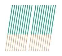 GALPADA 20pcs Bamboo Ear Pick Non-Slip Handles Efficient Earwax Removal Tool Reusable Ear Wax Cleaning Sticks for Personal Hygiene