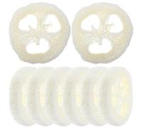 GALPADA 20pcs Beige Loofah Soap Gripper Round Shape Versatile Bathroom Soap Holder Pad that Prevents from Becoming Mushy Convenient Accessory for Countertop and Shower Use