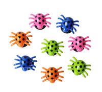 GALPADA 20Pcs Bounce Spider for Interactive Jumping Launchers Educational Party Props Smooth Plastic Random Colors Random Color