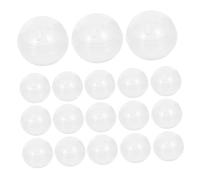 GALPADA 20pcs Clear Mini Vending Machine Capsules Balls Sturdy Empty Capsules for Party Favors Prize Dispensers and Gumball Machines Small Lightweight Trinket Containers