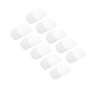 GALPADA 20pcs Clear Table Tennis Paddle Protective Film Non-adhesive Racket Cover Lightweight Anti-wear Shield for Training Portable Paddle Protection