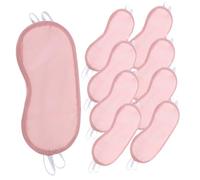 GALPADA 20pcs Disposable Sleeping Eye Mask with Double Elastic Bands Polyester Imitation Silk Blindfold for Travel Home Shift Work Lightweight and Comfortable Eye Cover for Men and Women