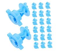 GALPADA 20Pcs Electric Fence Wire Insulators Plastic Farm Supplies DIY Stable Post Accessories for Portable High Voltage Pulse Security System