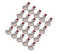 GALPADA 20pcs Embroidered Cloth Patches Sew on DIY Decorative Patches for Clothing and Accessories, Not Easy to Fade, Bright Colors, Suitable for Occasions