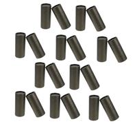 GALPADA 20pcs Essential Oil Bottle Holder Packaging Case Black Synthetic Material Multi-Function Reusable Travel Storage Box Suitable for Incense and Tea