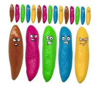 GALPADA 20pcs Finger Sling Shot Fake Poop Plaything Bulk Novelty Party Favors Prank Safe Reusable Materials Easy Launch