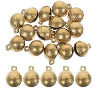 GALPADA 20pcs Golden Copper Tiger Head Bells for Dog and Pet Collar, Rust Resistant and Safe, for Craft and Decorating Festival DIY Bells