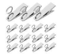 GALPADA 20pcs Lavalier Microphone Clip Secure Wired Lapel Mic Holder for Ties Suits Shirts Mic Clip for Presenters Actors Educators