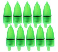 GALPADA 20pcs LED Fishing Bell Light Night Float Bite Alarm Rod Glow Lamp for Night Fishing Accessories
