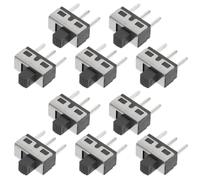 GALPADA 20pcs Pin 2 Position Vertical Toggle Switch Panel Mount Metal Micro Slide with Lighting Dimming Control for Industrial Electrical Applications