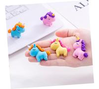 GALPADA 20Pcs Portable Mini Unicorn Erasers for Students Bulk Mixed Color Cartoon Pencil Erasers Non-Toxic School Supplies Classroom Accessories