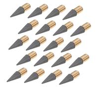 GALPADA 20Pcs Replaceable Graphite Nibs for Everlasting Inkless Pencil Smooth Writing and Erasable Sketch Tips No Sharpening Needed Infinite Refills for School Students and Artists