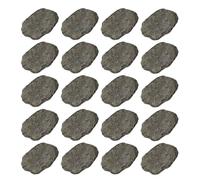 GALPADA 20Pcs Resin Stepping Stones Miniature Design Realistic Appearance Micro Landscape Stone Decorations Decorative Bonsai Rock Craft for Outdoor Creative Projects