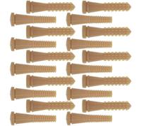 GALPADA 20pcs Rubber Hair Removal Rod, Poultry Plucking Fingers, Quick Hair Removal, Rubber, Brown, for Chicken and Goose, Households and Slaughter House
