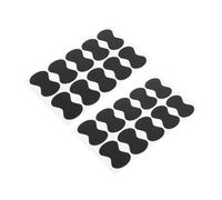 GALPADA 20Pcs Self Adhesive Black EVA Guitar Pick Grips Slip Accessories for Acoustic and Electric Guitars Non Slip Plectrum Pads with Easy Installation and Compact Portable Design