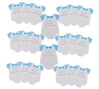 GALPADA 20Pcs Shower Prediction and Advice Cards Double-Sided Design Bright Colors Newborn Photography Props Mom Daddy Party Supplies Monthly Milestone Cards