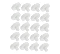 GALPADA 20pcs T-shaped Ceramic Coral Frag Rack Aquarium Coral Stand Frag Plug Base for Reef Tank Propagation and Support