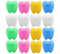 GALPADA 20pcs Tooth Keepsake Holder Colorful Mini Teeth Storage Box and Fetal Hair Organizer Souvenir