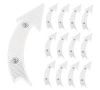 GALPADA 20pcs Ultra Bright Bicycle Wheel Reflectors with Screw Installation Portable Reflective Signs for Mountain Bikes White Safety Warning Decoration for Night Riding