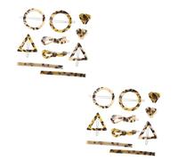 GALPADA 20pcs Vintage Leopard Hair Clips Retro Hollow Geometry Barrettes for Women Girls Mixed Style Hairpins for Any Hair Type and Occasion