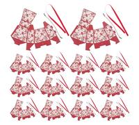 GALPADA 20pcs Wedding Candy Box Favor Treat Boxes Small Light Luxury Burgundy Paper Goodie for Wedding Party Shower