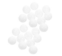 GALPADA 20pcs White Plastic Vending Machine Capsules Refills Fit Ball Containers for DIY Crafts Party Favors and Interactive Marketing Events