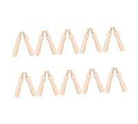 GALPADA 20pcs Wooden Needle Felting Handle Set with Comfortable Grip for DIY Wool Crafts Replaceable Felting Needle Tool for Beginners and Professionals Portable
