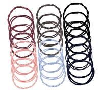 GALPADA 24 Pcs Thick Hair Ties for Women No Damage Elastic Hair Ropes Comfortable Ponytail Holders with Excellent Elasticity for All Ages and Styles