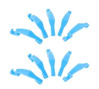 GALPADA 24pcs Blue Plastic Cage Edge Securing Clips 6.8x1.5cm for Small Animal Cage Latch Buckles Detachable Wire Fasteners for Rabbit Hamster Gerbil Pet Door Assembly
