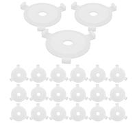 GALPADA 24pcs E27 to E10 Lamp Socket Shade Reducer Rings Plastic Lamp Adapter Clips 10mm Diameter Accessories for Table Lighting Replacement